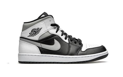 nike air jordan 1 mid heren sneakers grijs/zwart|nike air jordan 1 zwart.